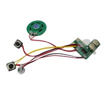 아이 사운드 녹음 가능 음성 모듈 인사말 카드 음악 사운드 칩 뮤지컬 스피커 마이크 크리스마스 선물, [01] black, 한개옵션0