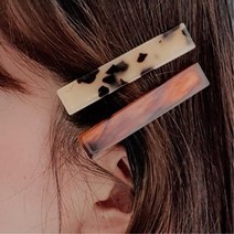 머리카락 집게 실핀 헤어핀 머리핀 미니 2P 뒤통수뽕 해어핀 여자헤어핀