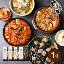 한와담 [한와담] 직화솥에 끓인 국/찌개 4종 1팩, 02.소고기무국 500g 1팩