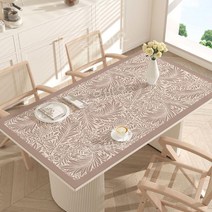 테이블보 인테리어 방수 단열 깔개 컵 직사각형 레스토랑 내열성 받침, 90x140cm, 핑크