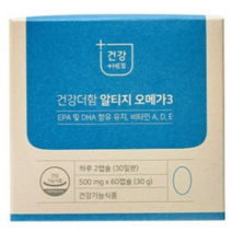함소아제약 건강더함 알티지오메가3 (30일분), 60정, 13박스
