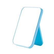 탁상 거울 화장대 스탠드 이케아 LED 원형 인테리어 엔틱용 조명 접이식 간접 책상 탁상용 화미러 빅 미러 접이식 프린세스 미러 직사각형 거울 심플 패션미러, 08 캔디 블루