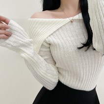 투디 빅카라 골지티 니트티 세라티 오프숄더