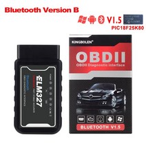 자동차 진단기 스캐너 미니 블루투스 OBD2 스캐너 OBDATOR ELM327 자동차 코드 리더 검사 엔진 빛 진단 스, 01 Bluetooth Version B