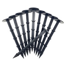 150mm 플라스틱 말뚝 텐트팩 고정핀 지지대 10p