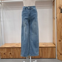 레코브 와이드LCV자수데님팬츠LC61D9DP540X