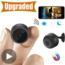 실외cctv 가정용 cctv cctv 실외cctv세트micro home wireless video cctv mini security 감시 wifi ip camara sensor, 씨엔, 검은 색