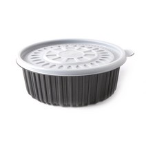 감자탕용기 소 검정 50개 2000ml 60B번, 50개입