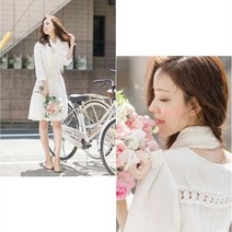 레이스 린넨 원피스 R1159/소녀감성~사랑스런 원피스~