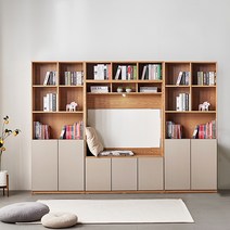 칸느 2800 월플렉스 오픈형 수납 거실장 BSC307C, 그레이
