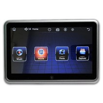 차량 후석 뒷자석 모니터 차량용티비 CARFLYER-10.1 인치 헤드레스트 디스플레이 MP5 모니터 1080P 지원 애플 및 안드로이드 전화 스크린 프로젝션 멀티미디어 자동차, 01 102MHR 1 piece