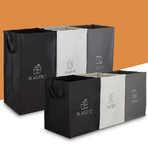 다세대 접이식 방수 재활용 쓰레기 분리수거함 주택 원룸 손잡이 찍찍이, 36L-소형