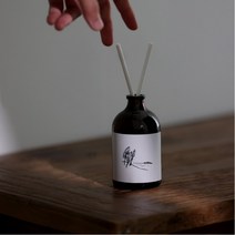 드로잉디자인 실내 디퓨저 100ml 스틱 엽서 선물패키지, 블랙체리