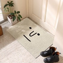 미끄럼방지 코일매트 베란다 현관 매트 러그 실내 실외용 잘라쓰는 발판, .개, C + 40×60cm