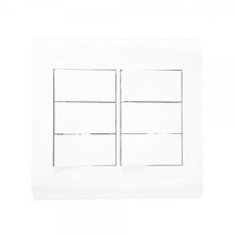 방 벽 전기 전등 스위치 커버 중6구 1로 자재 부품교체 전기 방 전자 자재 커버 전선 용품 커넥터 전등 재료 연결 전원 인테리어 컨넥터 산업 어답터 플러그 소켓 벽 케이블 보호 덮개 어댑터 코너 화장실 바닥 보조 등 욕실 외부 부품 가리개, 본상품