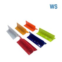 WS 임시차선 오뚜기(100EA) 고휘도 반사지 임시포장 도로 공사 임시 차선 표시, 적색(100EA)