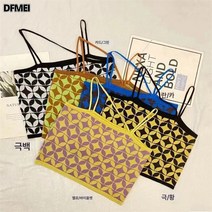 DFMEI 니트 나시 여 숏 기장 탑
