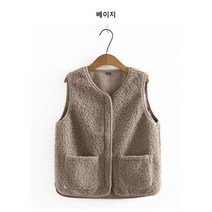 로로스키니 여성 지퍼 양털 후리스 조끼 자켓 후드 집업 점퍼 뽀글이 잠바 LS0477