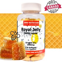 프리미엄 생로얄제리 1000mg 고함량 120캡슐 10HDA 로얄젤리 캐나다 직구, 3병, 120캡슐(4개월)