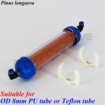 Pinuslongaeva 가스 필터 건조기 4 6 8 10 12 14 16mm 반복 사용 기계 공기 오존 부품의 서비스 수명을 연, 11 Style 4 Orange