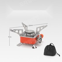 캠핑 난로 히터 이동식 온풍기 프라임에잇 미니 무선 차박 글램핑, 가스 스퀘어 스토브