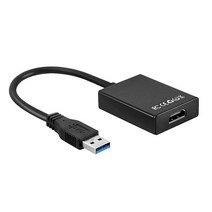 USB - HDMI 어댑터 KOROMU USB 3.0 - HDMI 케이블 멀티 디스플레이 비디오 컨버터- PC 노트북 윈도우 7 8 10 데스크탑 랩탑 PC 모니터 프로