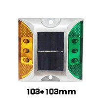 정원 마당 텃밭 쏠라 태양광 led 조명등 도로 경광등 교통 표시 표지판 램프 주차 위험 등, 연두색