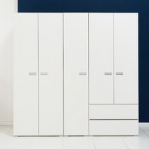 지니아 2000 행거+서랍+틈새행거 옷장세트 MJ22168, 단품