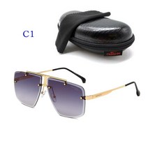 1016 카레라 선글라스 남성 빈티지 레트로 스포츠 운전 태양 안경 특대 다채로운 야외 안경 gafas de sol hombre