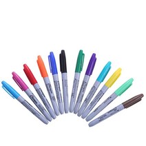 Tattoo Skin Permanent Marker New Star Tattoo Marking Scribe Pen Permanent Tattoo pen 12 Pack Tattoo, 1