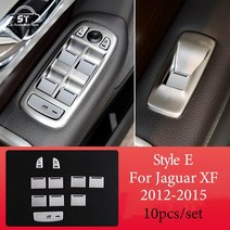 에어컨리프트 공조리프트 천장 덕트 실외기 설치 브래킷 작업대 핸드 리프트 자동차 센터 콘솔 멀티미디어 에어컨 버튼 패치 유리 재규어 XF 인테리어 액세서리, 5.Style E