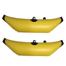 풍선 보트 카약 카누 아웃 트리거 안정제 부표 플로트 서있는 물, [05] double yellow