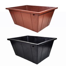 사각 다라 화분 대A 사각 고무 텃밭 원예 화분, 상품선택, 빨강색 화분용도