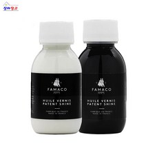 파마코 에나멜 광택제 100ml 구두약 코구두약 프랑스 방수제 스프레이 신발, 블랙