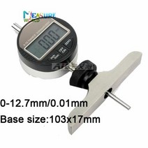 0-12.7MM 디지털 다이얼 깊이 게이지 경화 합금 측정 헤드 게이지 표시기 계측기, digital  big base, digital big base