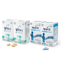 바이엘 남여 임신준비 멀티비타민 2SET_엘레뉴1단계+메네비트/엽산, 1. 엘레뉴1단계_56정x2통 + 메네비트_30정x2통