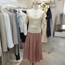 더아이잗뉴욕 더아이잗 러브단추 예쁜짜임 반소매 가디건 IN3N1CD80