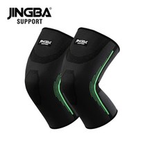 무릎보호대 JINGBA 지원 1 쌍 탄성 나일론 무릎 보호대 패드 농구 스포츠 배구 받침대 joelheira 스포츠용
