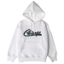 크로젬 기모 주니어 남녀공용 시카고 오버핏 후드 CRZHDJ 171