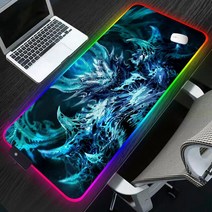 디아블로 3 Rgb 마우스 패드 노트북 매트 카와이 Pc 게임 컴퓨터 데스크 프로텍터 테이블 애니메이션 액세서리 데스크패드, [08] 400x900x3mm, [09] LL000650