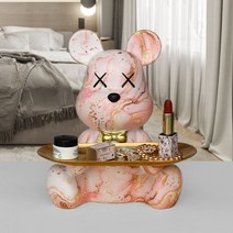 조형물 장식 카페 마당 인테리어 호텔 북유럽 곰 입상 트레이 크리에이티브 거실 베란다 데스크탑 키 쥬얼리 박스 홈 장식품, 7