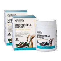 MOTHERNEST GREENSHELL MUSSEL GLUCOSAMINE 마더네스트 호주 초록입홍합 글루코사민1500mg 100캡슐2팩