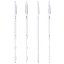 IPPINKA Sustee Aquameter 4개 세트 식물 토양 수분 센서 화이트 라지 리필 가능 499802