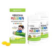 센트럴팜 닥터아이Q 식물성 DHA 키즈 어린이오메가3 90캡슐 X 2개, 닥터아이Q/키즈오메가2개