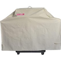 Weber Char-Broil 콜맨 가스 그릴에 맞는 182.9cm(72인치) 튼튼한 방수 가스 그릴 커버-베이지, black, 58