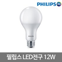 필립스 컬러원 오스람 두영 LED전구 PAR30 LED볼전구 촛대구 에디슨 모음, A-19 필립스 LED전구 12W 주광색