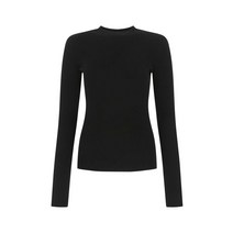 22SS ANN DEMEULEMEESTER 블랙 코튼 블렌드 RITA 탑 2201WKN23252099 099