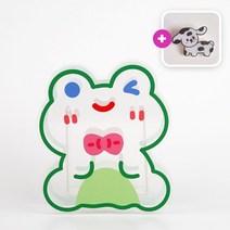 아크릴 캐릭터 연필꽂이+팬던트 증정, 청개구리
