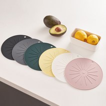 리빙안 실리콘 인덕션 보호 스크래치 방지 매트, 화이트, 대