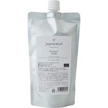 일본직발송 6. 【공식】JAPONMIEL 유기농 벌꿀 샴푸(리필 파우치) 300ML 일본 벌꿀 배합 아미노산계 자연, One Size, One Color
